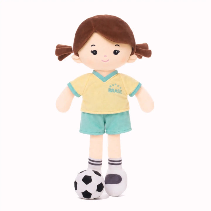 [PRE-ORDER] Personalized Soccer Girl - BRA (2 Skin Tones)