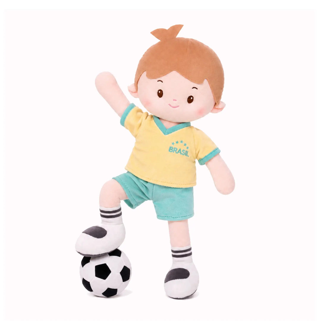 [PRE-ORDER] Personalized Soccer Boy - BRA (2 Skin Tones)