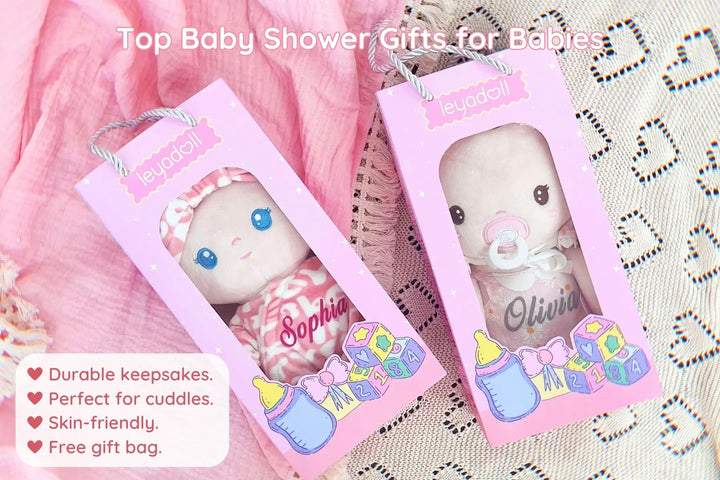 Leyadoll Soft Plush Personalized Leya Doll Baby Girl Doll