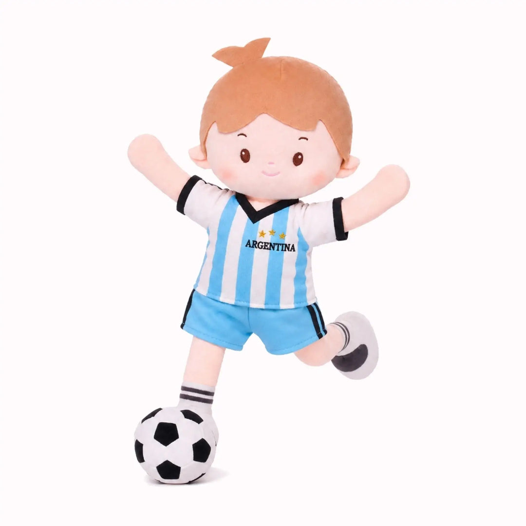 [PRE-ORDER] Personalized Soccer Boy - ARG (2 Skin Tones)
