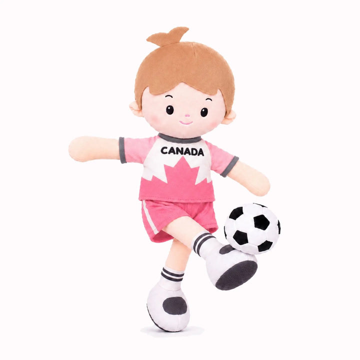 [PRE-ORDER] Personalized Soccer Boy - CAN (2 Skin Tones)