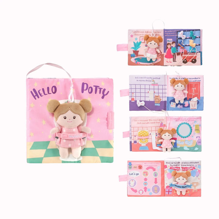 Hello Potty - Personalized Montessori Soft Book