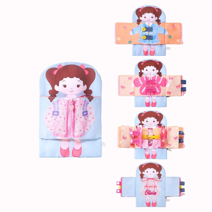 Molly Knows How To Wear - Personalized Montessori Soft Book