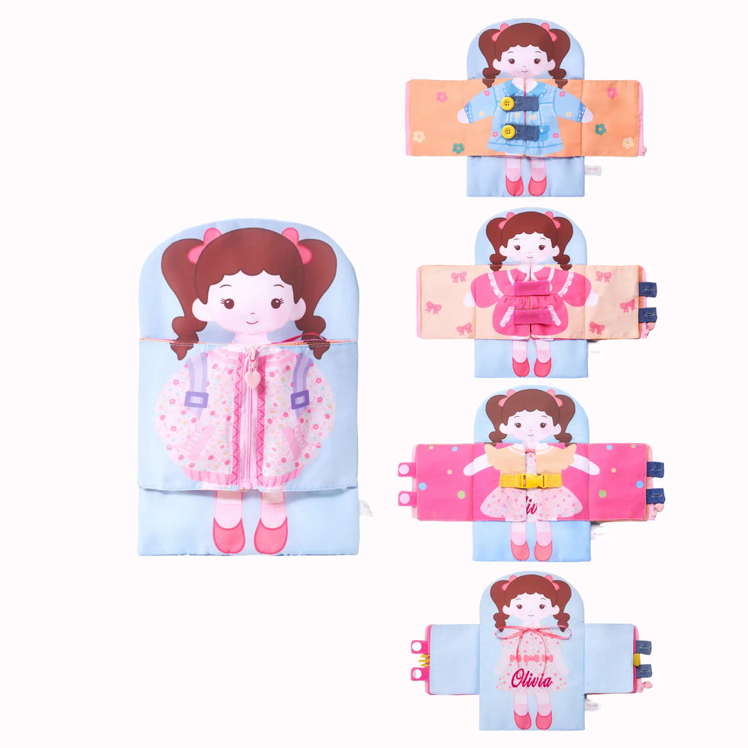 Molly Knows How To Wear - Personalized Montessori Soft Book