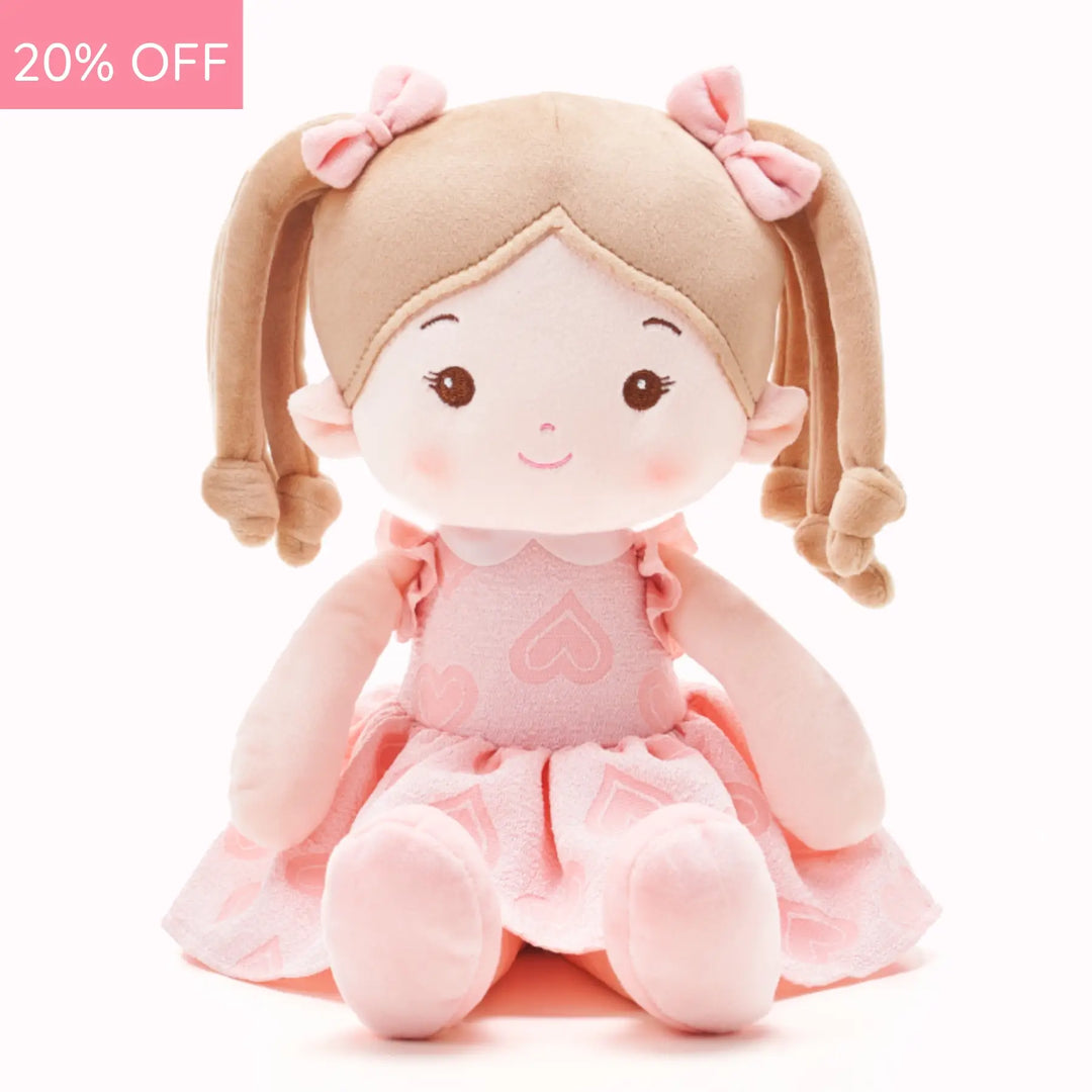 Leyadoll Soft Plush Personalized Leya Doll, My First Baby Doll