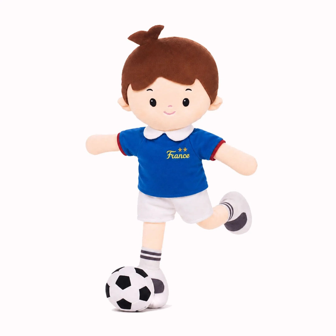[PRE-ORDER] Personalized Soccer Boy - FRA (2 Skin Tones)