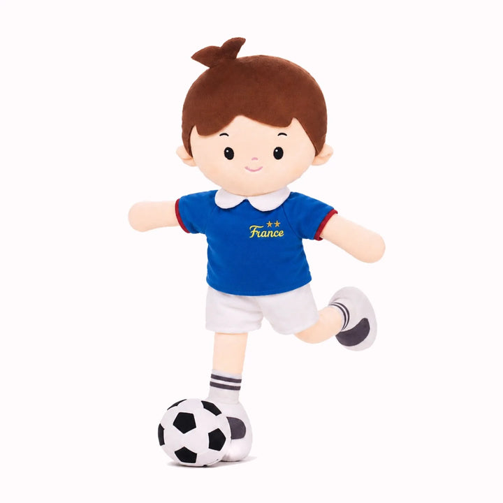 [PRE-ORDER] Personalized Soccer Boy - FRA (2 Skin Tones)