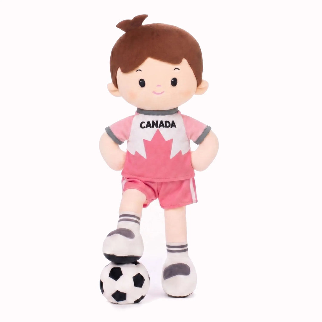 [PRE-ORDER] Personalized Soccer Boy - CAN (2 Skin Tones)