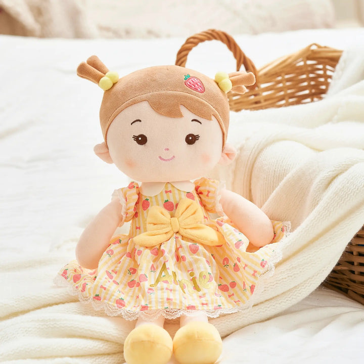 Personalized Strawberry Girl - Yellow