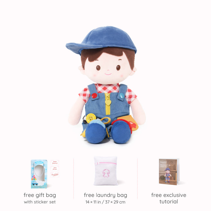 Personalized Crayon Charles - Montessori Doll