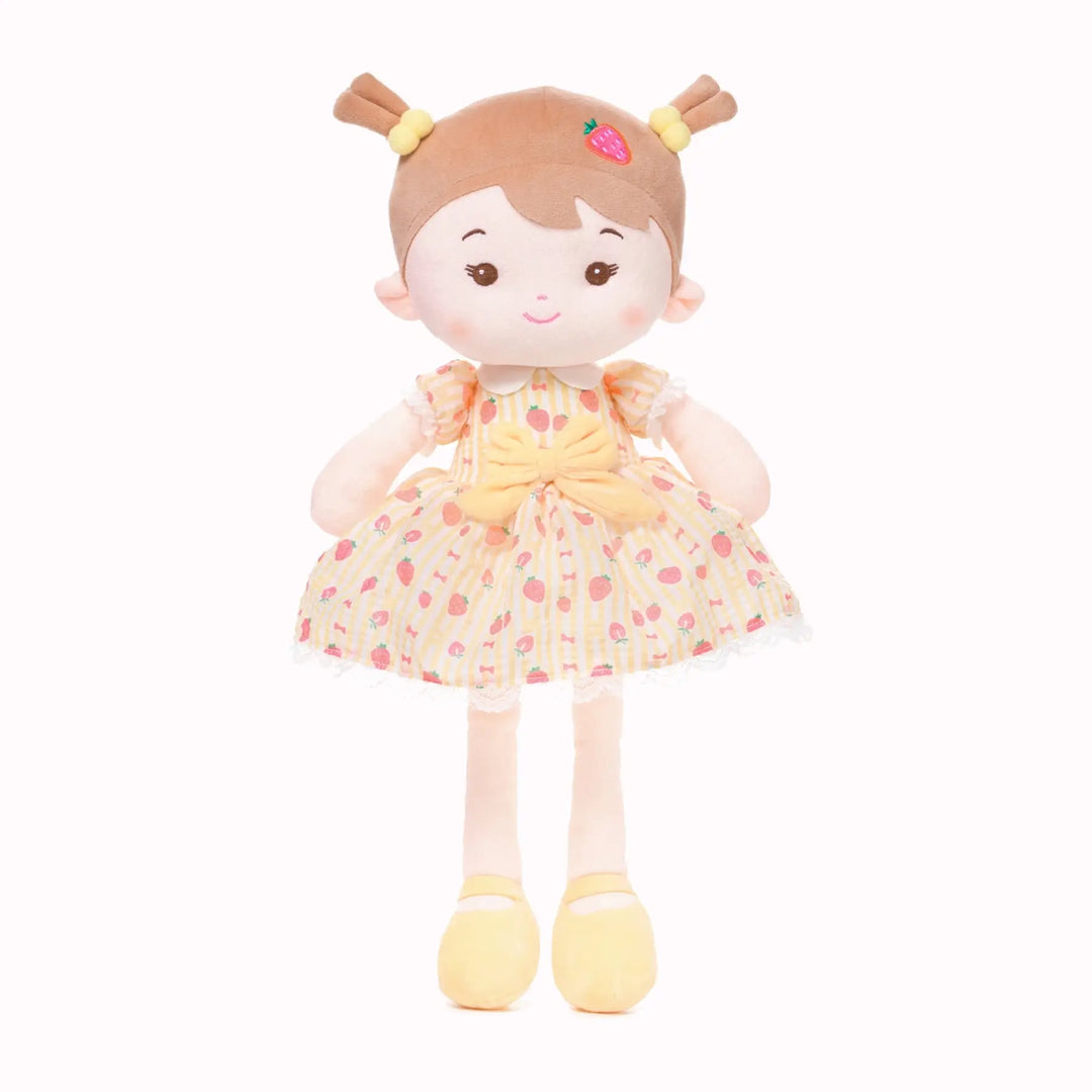 Fille Fraise Personnalisée - Jaune
