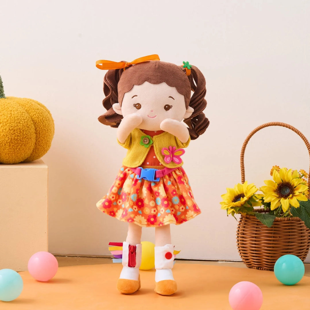 Personalized Flora Girl - Montessori Doll