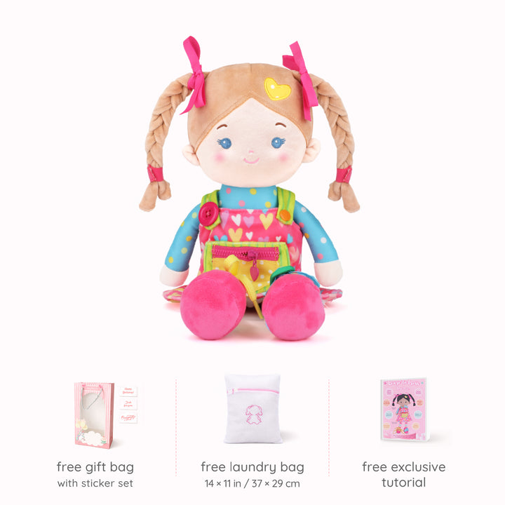 Personalized Sunnyheart Tilly Girl - Montessori Doll