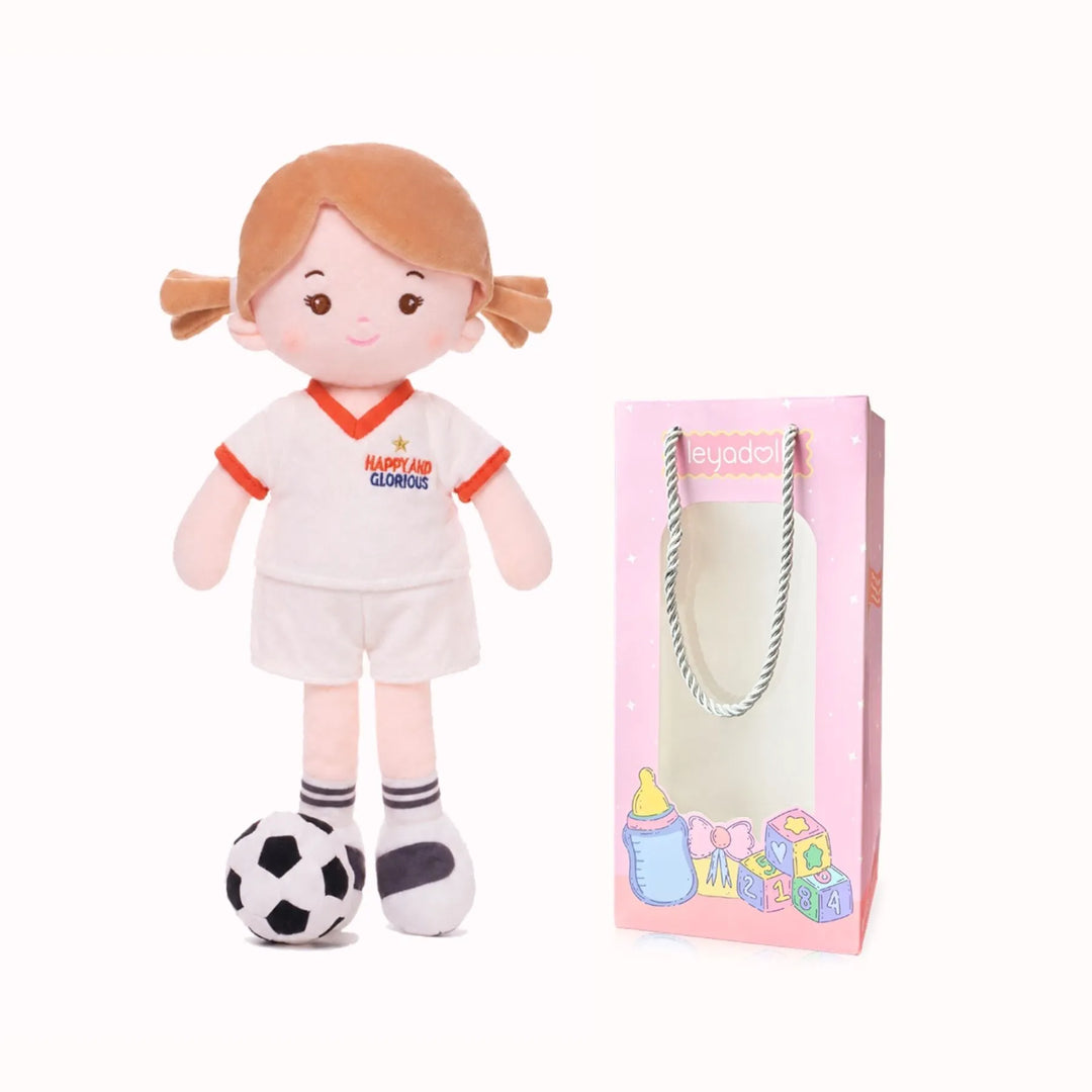 [PRE-ORDER] Personalized Soccer Girl - UK (2 Skin Tones)