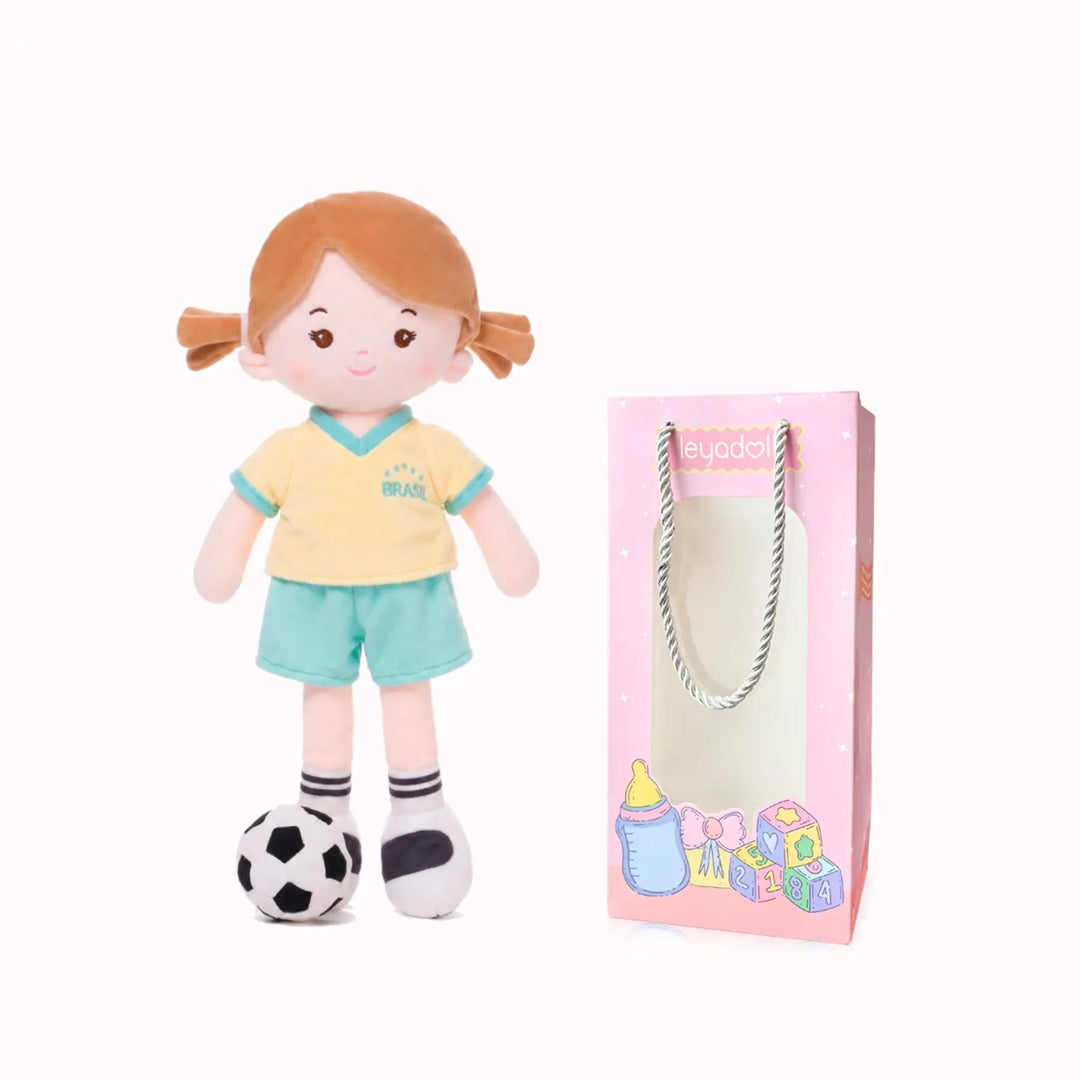 [PRE-ORDER] Personalized Soccer Girl - BRA (2 Skin Tones)