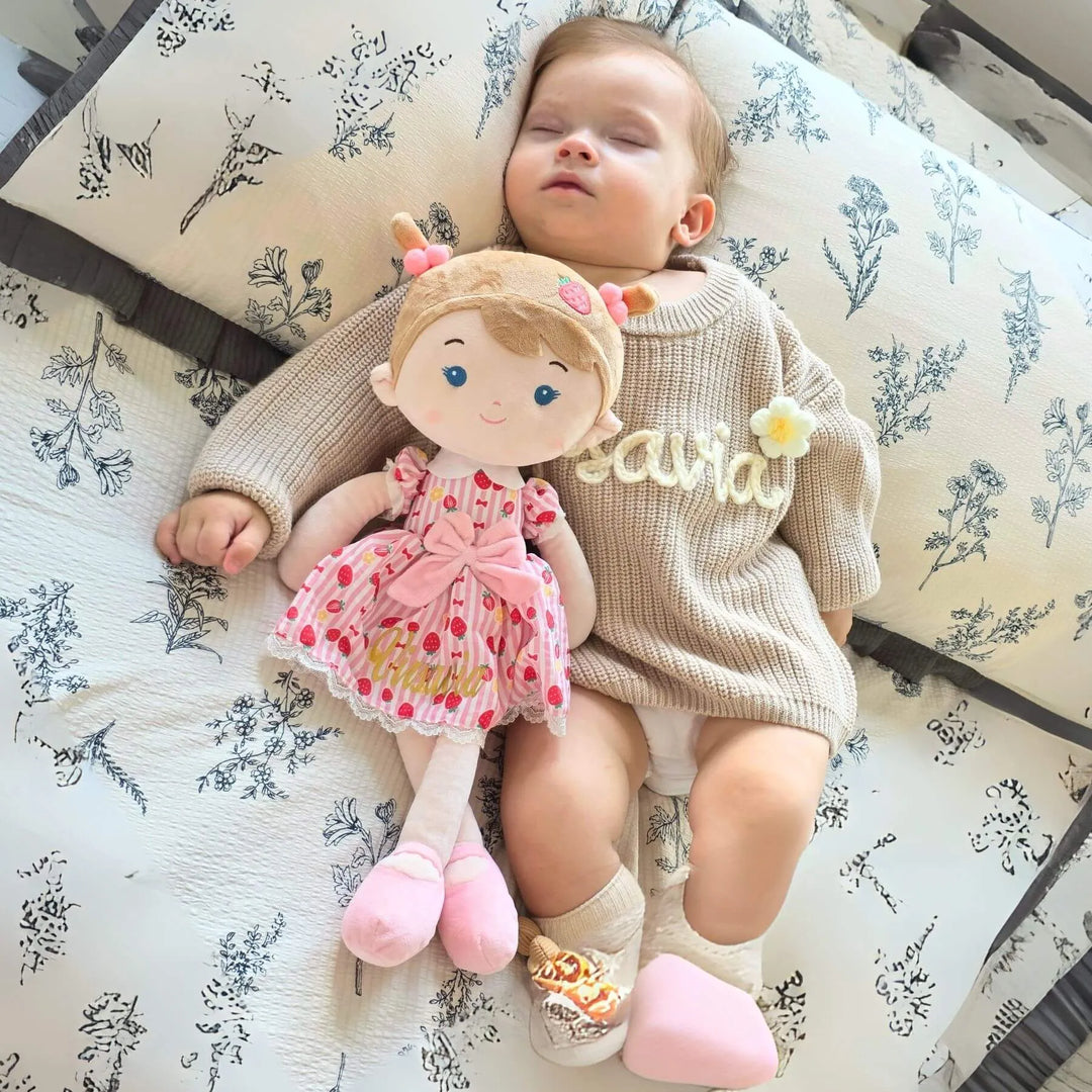 One Year Old Girl Gifts LeyaDoll Soft Baby Doll Toys (9''), My