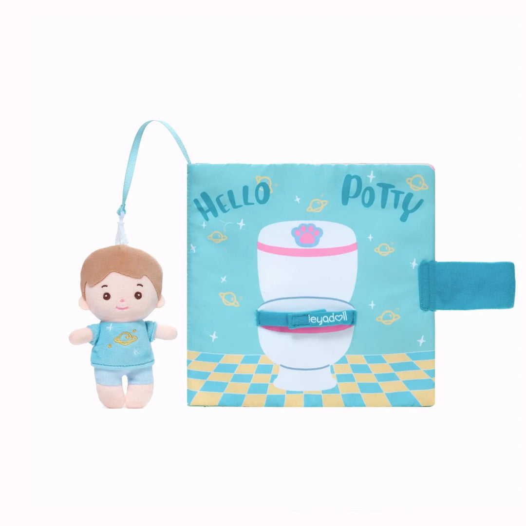 [PRE-ORDER] Hello Potty for Boys - Personalized Montessori Soft Book