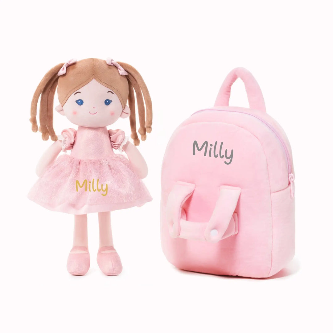 Personalized Princess Coral Doll Backpack
