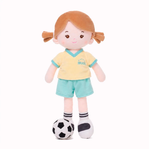 Personalized Soccer Girl - BRA (2 Skin Tones)