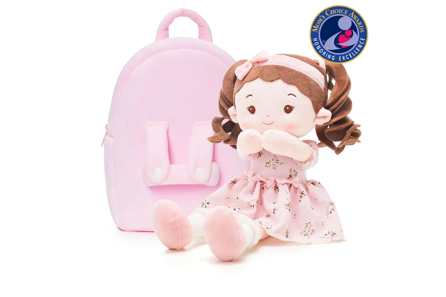 Personalized Doll Carrier Backpack - with Baby Doll