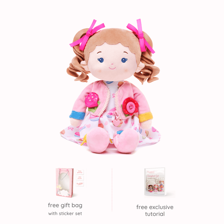 Personalized Cupcake Girl - Montessori Girl
