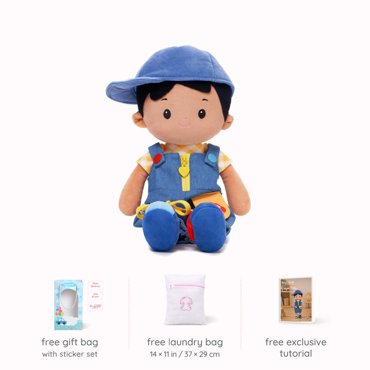 Personalized Crayon Miles - Montessori Doll