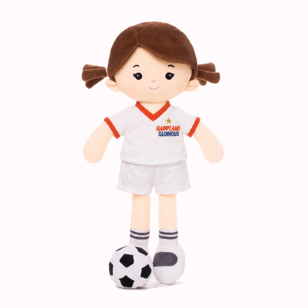 [PRE-ORDER] Personalized Soccer Girl - UK (2 Skin Tones)