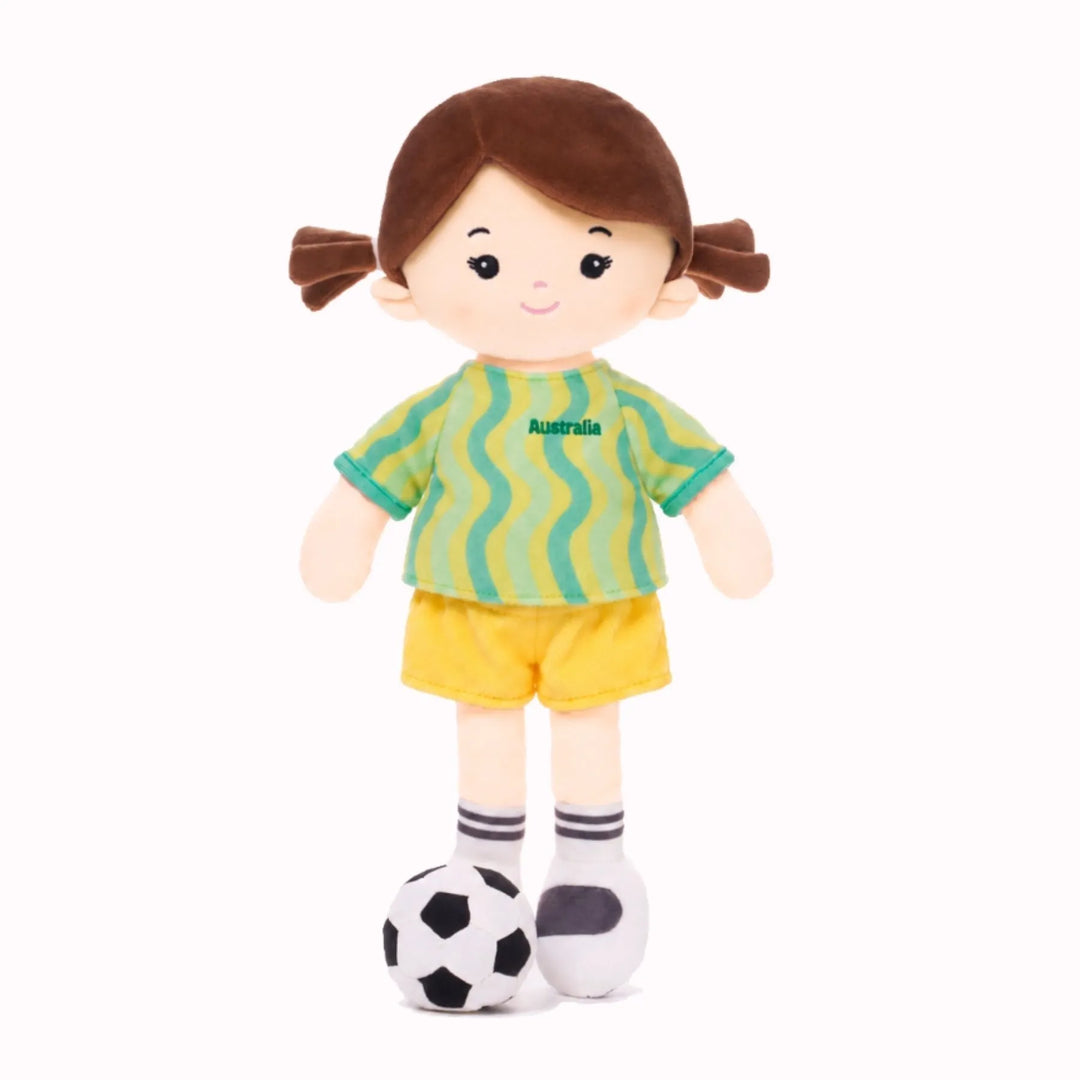 [PRE-ORDER] Personalized Soccer Girl - AUS (2 Skin Tones)