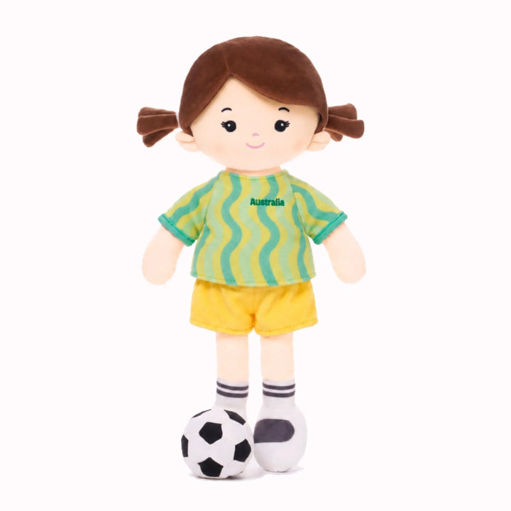 [PRE-ORDER] Personalized Soccer Girl - AUS (2 Skin Tones)
