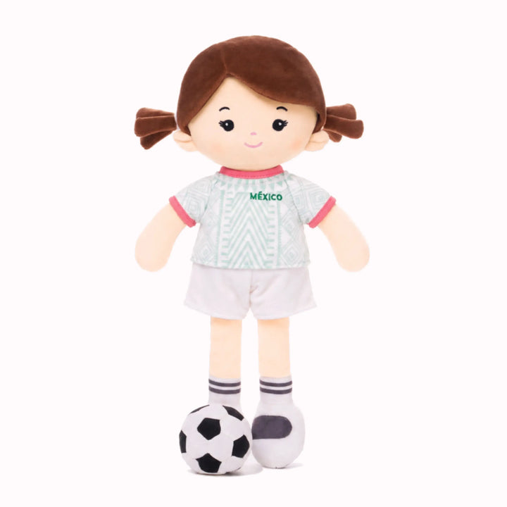 [PRE-ORDER] Personalized Soccer Girl - MEX (2 Skin Tones)