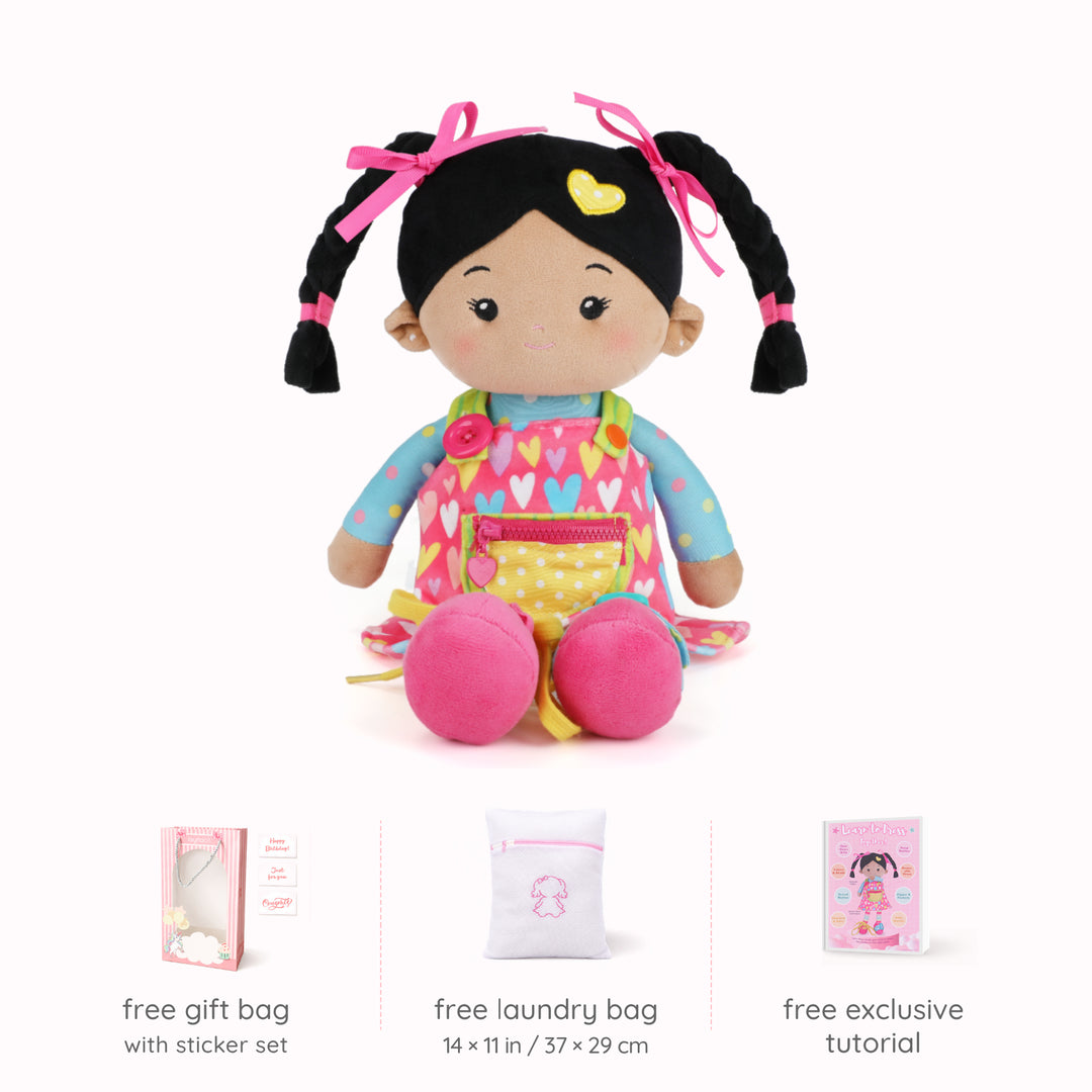 Personalized Sunnyheart Bonnie Girl - Montessori Doll