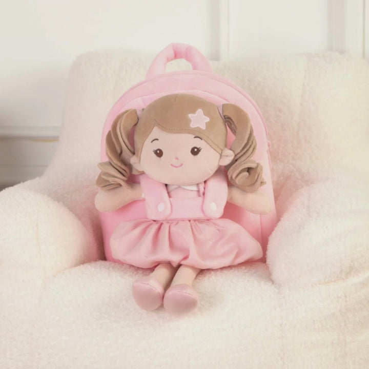 Personalized Princess Starlet Doll Backpack - Pink