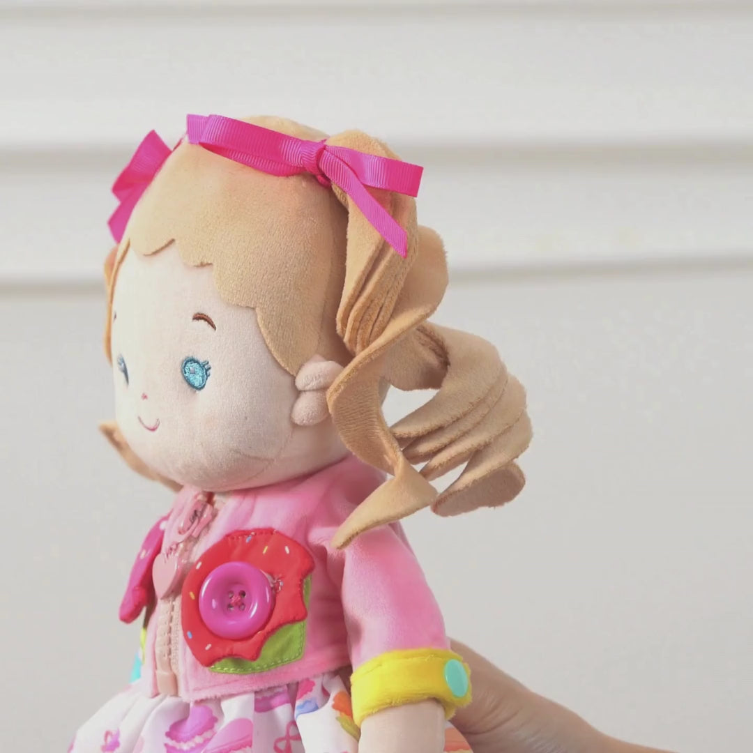Personalized Cupcake Girl - Montessori Doll