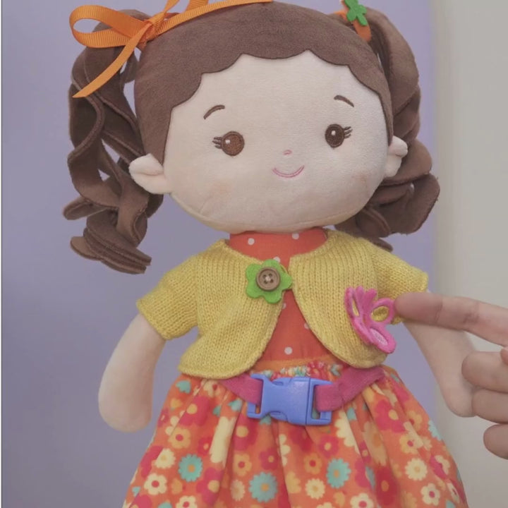 Personalized Flora Girl - Montessori Doll
