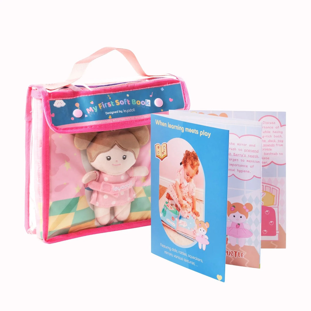 Hello Potty Personalized Montessori Soft Book – Leya Doll