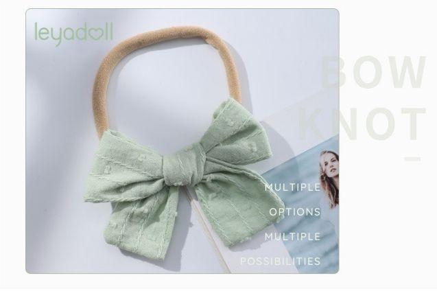Leyadoll Headband Set - Handmade Baby Girl Headbands and Bows 3PCS - Leya Doll
