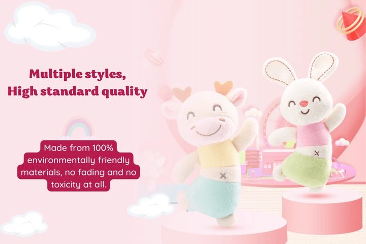 Leyadoll - Soft Baby Rattle Toy - Leya Doll