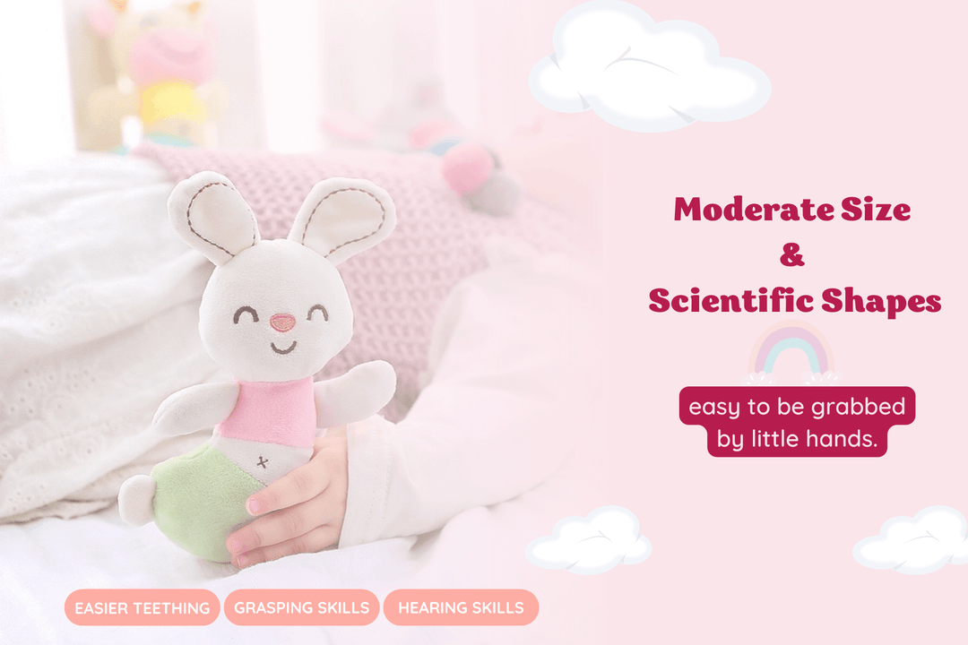 Leyadoll - Soft Baby Rattle Toy - Leya Doll