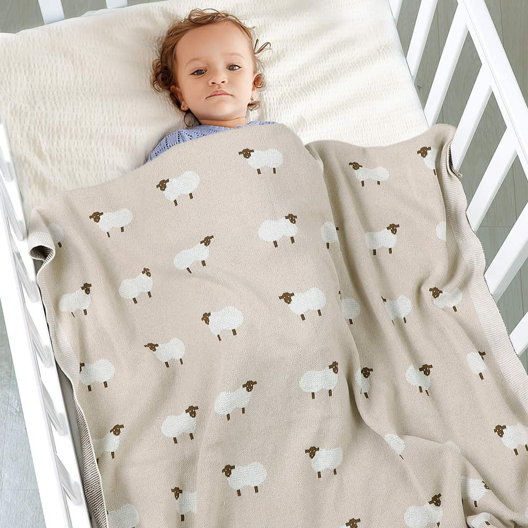 Personalized Baby Sheep Blanket - Leya Doll
