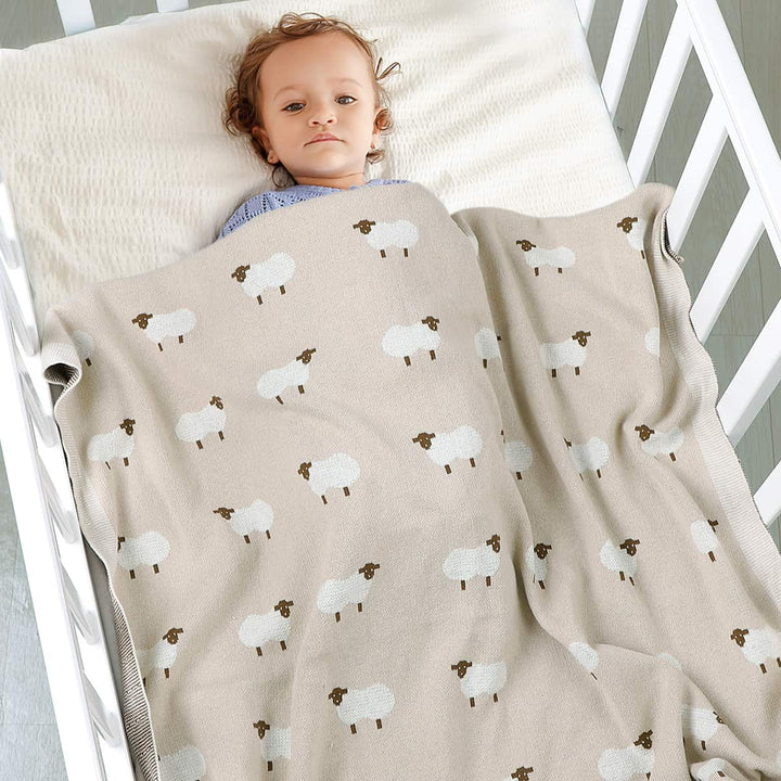 Personalized Baby Sheep Blanket - Leya Doll
