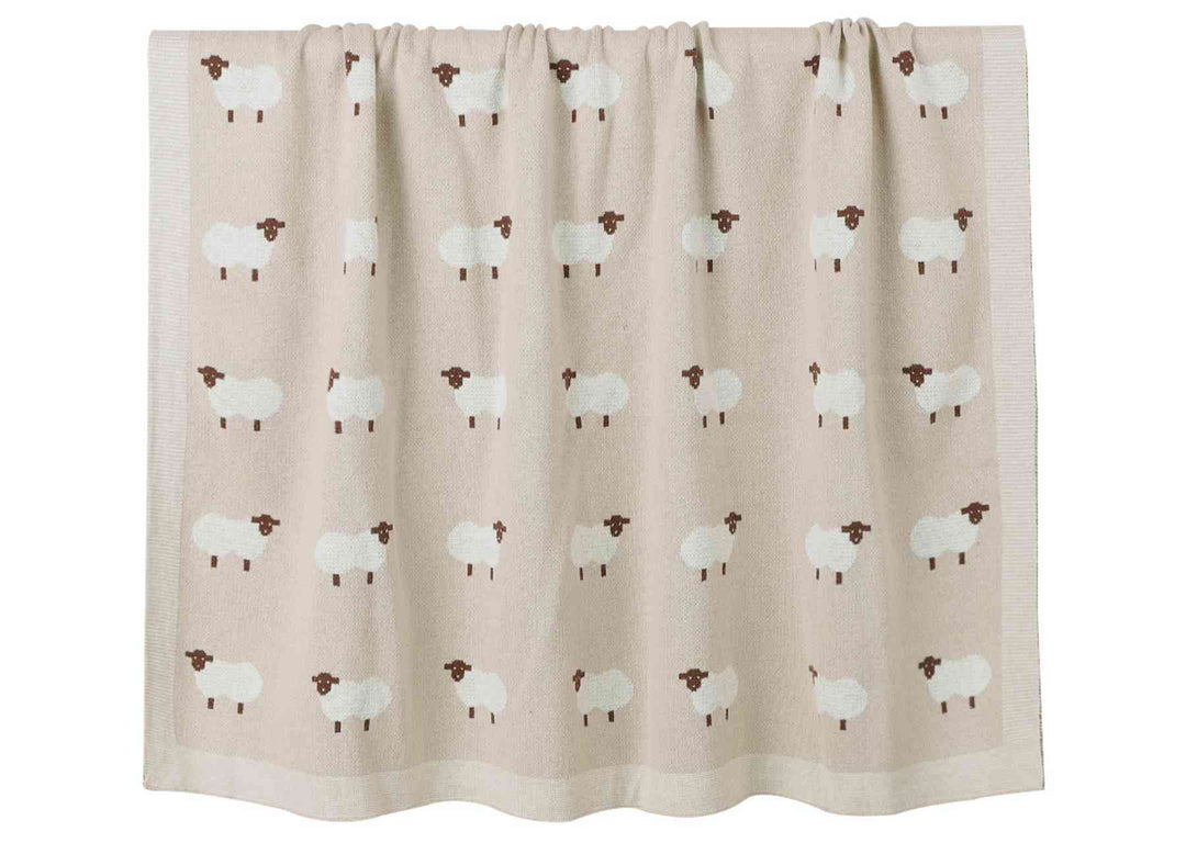 Personalized Baby Sheep Blanket - Leya Doll