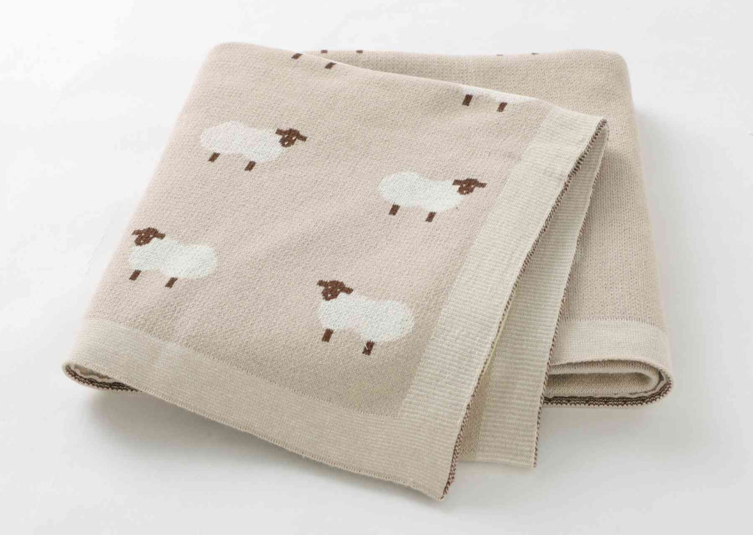 Personalized Baby Sheep Blanket - Leya Doll