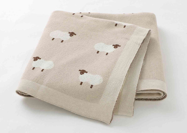 Personalized Baby Sheep Blanket - Leya Doll