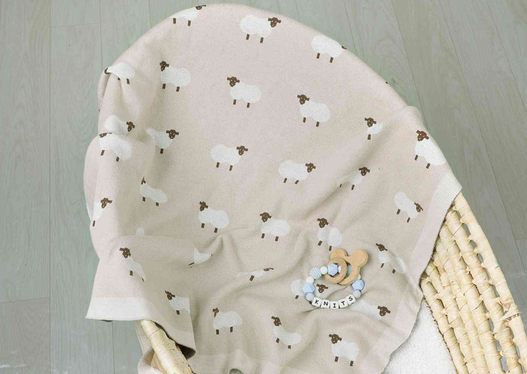 Personalized Baby Sheep Blanket - Leya Doll