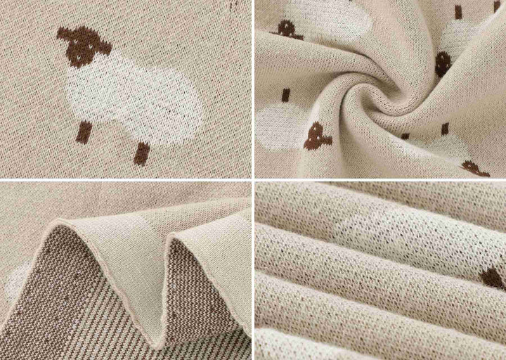 Personalized Baby Sheep Blanket - Leya Doll