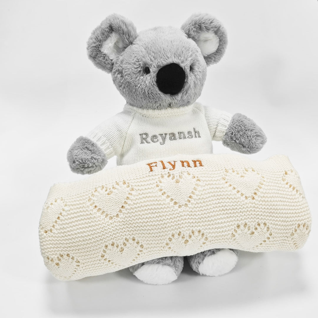 Personalized Baby Love Blanket - Leya Doll